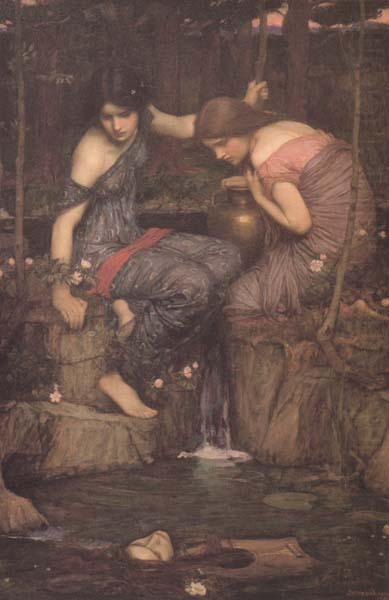 Nymphs finding the Head of Orpheus (mk41), John William Waterhouse
